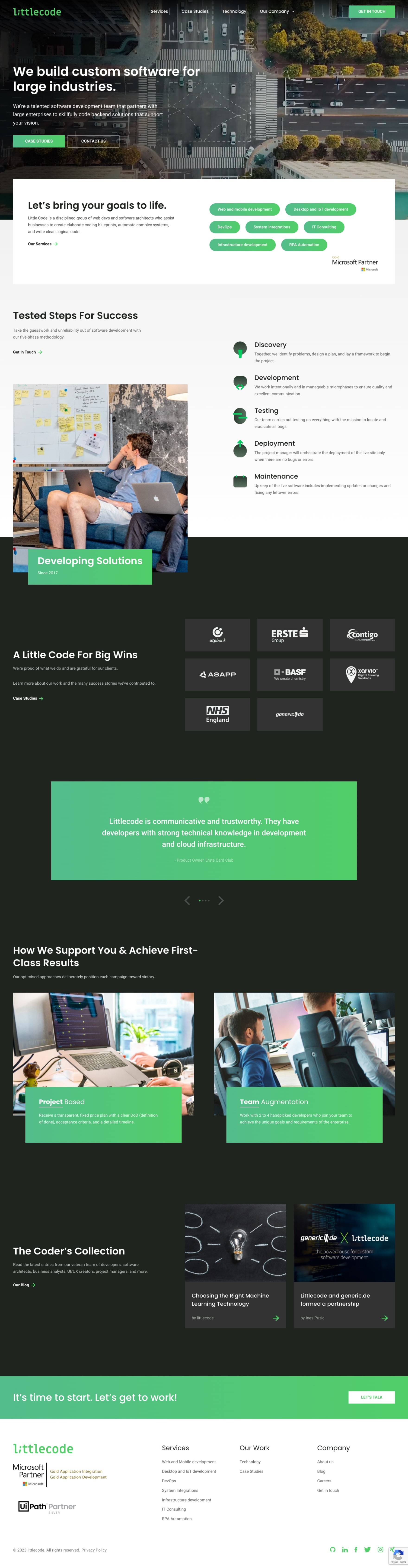 littlecode website design