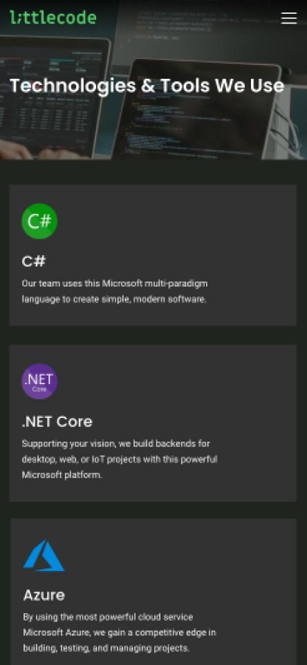 littlecode story page