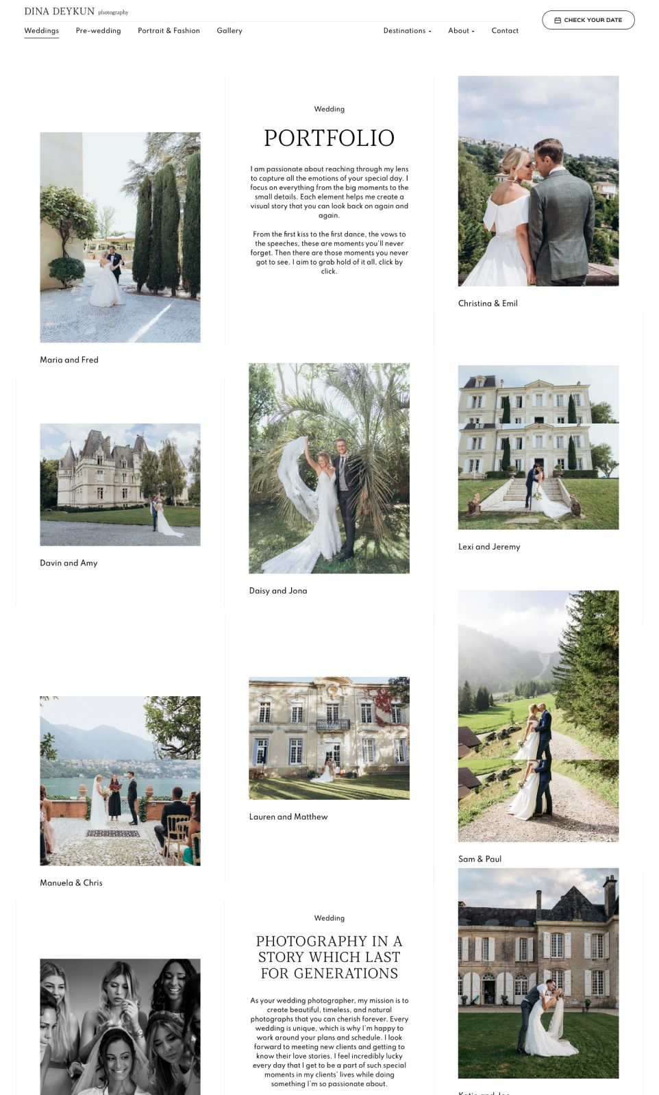 dina deykun story page