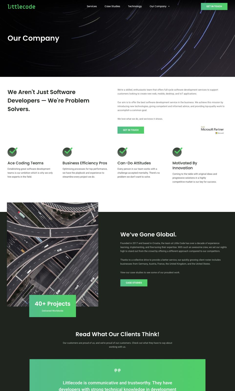 littlecode story page