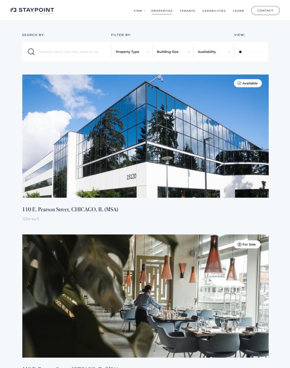 staypoint story page