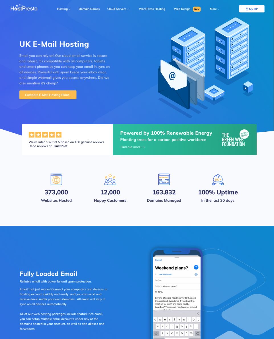 hostpresto story page