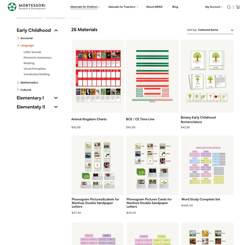 montessori story page